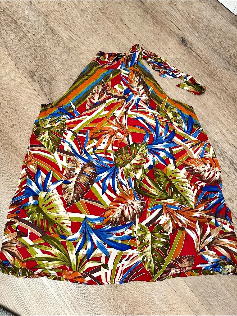 Suzanne Betro Floral Maxi Dress Red Multicolor Size XL Like New
